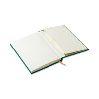 Hard Cover Suede Cloth Journal With Pocket | Linear Boxes